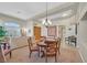 Spacious living area showcasing a harmonious blend of living and dining, with stylish decor at 2905 Haddon Dr, Las Vegas, NV 89134