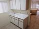 Functional kitchen with simple cabinetry, countertop, and sink area at 3100 Gladstone Ct, Las Vegas, NV 89134