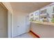 Private patio area with exterior storage, ideal for relaxing and enjoying the community views at 3125 N Buffalo Dr # 1136, Las Vegas, NV 89128