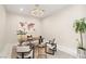 Well-appointed home office featuring a sleek desk, comfortable seating, and ample natural light at 32 Grand Corniche Dr, Henderson, NV 89011