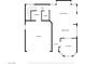 Main floor plan featuring a spacious living room, dining area, and modern kitchen at 3331 Cheltenham St, Las Vegas, NV 89129