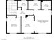 Upstairs floor plan featuring 2 baths, and a large primary bedroom with walk-in closet at 3331 Cheltenham St, Las Vegas, NV 89129