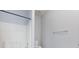 Clean bathroom features a toilet, towel rack, and tiled shower at 4820 Grey Wolf Ln # 101, Las Vegas, NV 89149