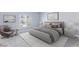 Beautifully staged bedroom with neutral tones and soft textures at 4820 Grey Wolf Ln # 101, Las Vegas, NV 89149