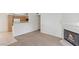 Bright, open-concept living space with a fireplace and easy access to kitchen at 5265 Caspian Springs Dr # 201, Las Vegas, NV 89120