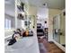 Bright bathroom showcasing double sinks, framed mirrors, and an ensuite bedroom and closet at 5309 Silverheart Ave, Las Vegas, NV 89142