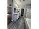 Bathroom with double sink vanity and walk-in shower, providing a luxurious experience at 5721 Heineken Dr, North Las Vegas, NV 89031