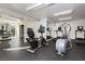 Spacious gym featuring multiple treadmills, exercise bike, and other machines for a complete workout at 737 Oakmont Ave # 1202, Las Vegas, NV 89109