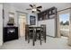 Cozy area with dining and convertible bed, complemented by natural light at 737 Oakmont Ave # 1202, Las Vegas, NV 89109
