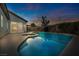 Backyard pool and hot tub, with patio space, perfect for entertaining and relaxation at 8406 Belmont Valley St, Las Vegas, NV 89123