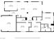 Detailed floor plan showcasing the layout of a home with kitchen, bedrooms, and living areas at 8406 Belmont Valley St, Las Vegas, NV 89123