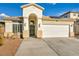 Inviting single-story home featuring desert landscaping and a convenient two-car garage at 8406 Belmont Valley St, Las Vegas, NV 89123