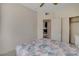 Comfortable bedroom with ensuite bath and closet at 908 Domnus Ln # 203, Las Vegas, NV 89144