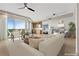 Bright living area with bar, comfortable seating, and great views at 9101 Alta Dr # 205, Las Vegas, NV 89145