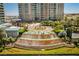 Upscale water feature situated in front of a luxury high rise condominium building at 9101 Alta Dr # 205, Las Vegas, NV 89145