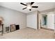 Bedroom with view of closet and Primary bath at 2864 Cape Verde Ln, Las Vegas, NV 89128