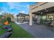 Charming outdoor area with built-in barbecue, spiral staircase, and comfortable seating, perfect for entertaining at 1168 Spago Ln, Henderson, NV 89052