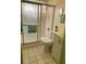 Bathroom with updated vanity, toilet and tile enclosed shower at 1320 Norman Ave, Las Vegas, NV 89104
