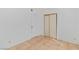 Bedroom features neutral walls, tile flooring, closet and built-in shelving at 1701 E Katie Ave # 36, Las Vegas, NV 89119