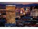 View of the Las Vegas Strip featuring the Trump Hotel, glittering lights, and vibrant city skyline at dusk at 2000 Fashion Show Dr # 6109, Las Vegas, NV 89109