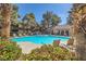 A beautiful pool with lounge chairs and shaded tables for resident's enjoyment at 2200 S Fort Apache Rd # 2153, Las Vegas, NV 89117
