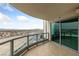 Relaxing condo balcony with sleek railings, providing breathtaking views and a perfect spot for outdoor enjoyment at 222 Karen Ave # 1908, Las Vegas, NV 89109