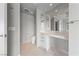 This bathroom features white vanity with ample storage, tile floor and an enclosed toilet at 222 Karen Ave # 1908, Las Vegas, NV 89109