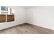 Neutral bedroom featuring modern vinyl floors and lots of natural light at 3021 Ocean Port Dr, Las Vegas, NV 89117