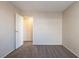 Bedroom with neutral walls, carpet, and view of entryway at 3125 Cristobal Way, Las Vegas, NV 89117