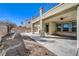 Spacious backyard with covered patio at 4225 Ponce Royal Ave, North Las Vegas, NV 89031