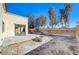 Backyard featuring covered patio and fire pit at 4225 Ponce Royal Ave, North Las Vegas, NV 89031