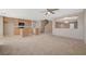 Open concept living area connecting living room and kitchen, perfect for hosting and socializing at 4225 Ponce Royal Ave, North Las Vegas, NV 89031