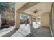 Large covered patio extends along the rear of the home at 4225 Ponce Royal Ave, North Las Vegas, NV 89031