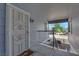 Exterior entryway featuring security gate and outside view at 5335 Duralite St # 203, Las Vegas, NV 89122