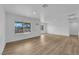 Open living space with light, wood-look floors, recessed lighting, and modern finishes at 57 Marion Dr, Las Vegas, NV 89110