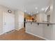Open kitchen layout with countertop seating and views into the rest of the house, perfect for entertaining at 6030 Hidden Summit St, North Las Vegas, NV 89031