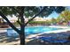 Community pool area with lounge chairs and umbrellas, perfect for relaxation and outdoor enjoyment at 11441 Allerton Park Dr # 212, Las Vegas, NV 89135