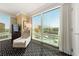 Bedroom sitting area with city views, ideal for relaxation at 2000 N Fashion Show Dr # 3307, Las Vegas, NV 89109
