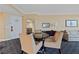 Bright dining area complemented by a bar area and comfortable seating at 2000 N Fashion Show Dr # 3307, Las Vegas, NV 89109
