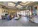 Comfortable clubhouse seating area with fireplace and bar counter at 2120 Ramrod Ave # 1318, Henderson, NV 89014