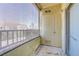 Cozy patio with neutral color scheme and view of community landscape at 2120 Ramrod Ave # 1318, Henderson, NV 89014