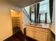 Walk-in pantry with built-in shelving and tiled flooring at 26 E Serene Ave # 412, Las Vegas, NV 89123