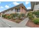 Multi-Gathering home featuring well-maintained landscaping, brick accents, and direct stairwell access to the units at 2831 Geary Pl # 2912, Las Vegas, NV 89109