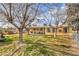 Spacious backyard with covered patio, mature trees, and plenty of room at 3567 Horizon Cir, Las Vegas, NV 89121