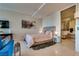 Inviting bedroom flows into a modern bathroom for added convenience at 3726 Las Vegas Blvd # 2407, Las Vegas, NV 89158