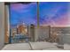 Expansive city view featuring the city skyline at sunset from inside the home at 3726 Las Vegas Blvd # 2407, Las Vegas, NV 89158