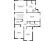 Second floor plan featuring bedrooms, bathrooms, Gathering room and laundry layout at 460 Accelerando Way, Henderson, NV 89011