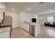 Modern kitchen featuring stainless steel appliances and an open layout for easy meal preparation and socializing at 542 Foothill Cove Ln, Henderson, NV 89002