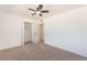 Spacious bedroom featuring plush carpeting and a closet at 6320 Hobart Ave, Las Vegas, NV 89107