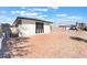 Front yard with low fencing and gravel at 6320 Hobart Ave, Las Vegas, NV 89107
